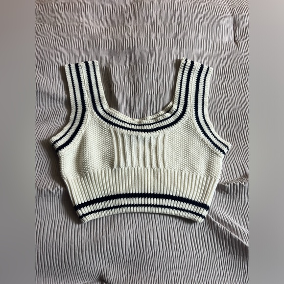 Cider Tops - Cider Cream Knit Top NEW WITH TAGS